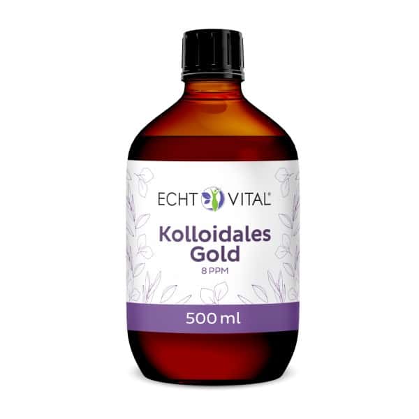 Kolloidales Gold 8 ppm - 1 Flasche mit 500 ml